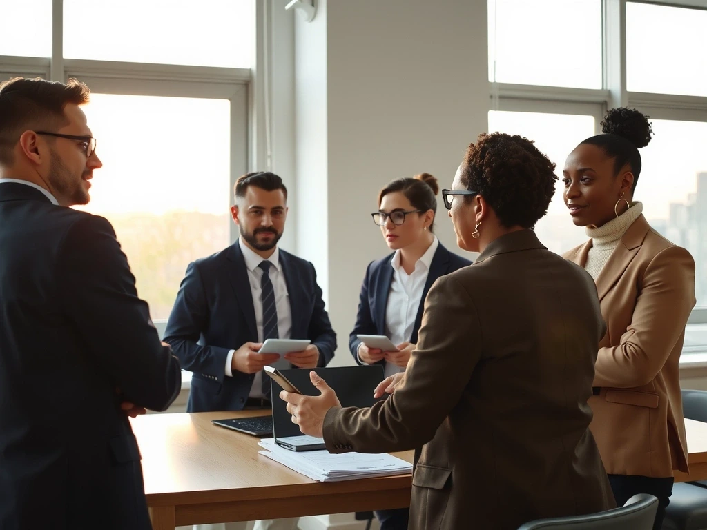 Sesión de consultoría estratégica en InnovaChain